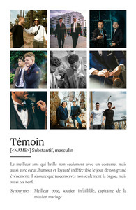Poster Personnalisé Trauzeuge: Offrez un souvenir inoubliable avec votre photo
