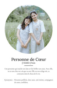 Création personnalisée: Définition Photo Poster 'Personne Chère' pour cadeau unique Création personnalisée: Définition Photo Poster 'Personne Chère' pour cadeau unique