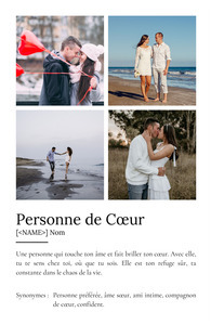 Création personnalisée: Définition Photo Poster 'Personne Chère' pour cadeau unique Création personnalisée: Définition Photo Poster 'Personne Chère' pour cadeau unique