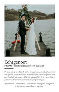 Maak jouw unieke 'Echtgenoot' Definitionsposter - Persoonlijk cadeau met jouw foto!