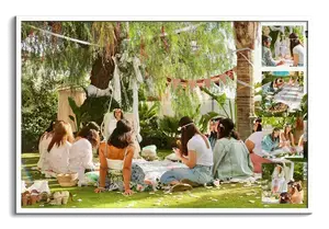 Créez un collage photo fête d’été avec texte personnalisé