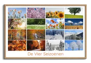 Ontwerp je fotocollage met natuur, landschap & dieren – alle seizoenen | premium print