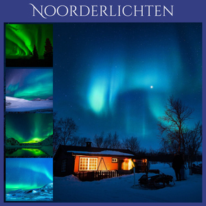 Natuur-fotocollage printen: ontwerp nu jouw premium noorderlicht, watervallen, regenbogen