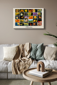 Creëer je eigen bloemencollage poster als persoonlijk cadeau!