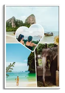 Maak jouw vakantie fotocollage in scrapbook-stijl schoon