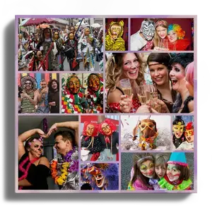 Collages photo de carnaval personnalisés