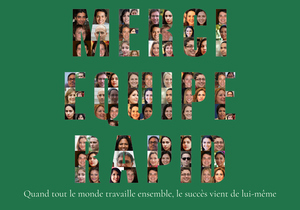 Offrez une Collage Photo "MERCI TEAM RAPID" Personnalisée - Idéal pour Cadeaux