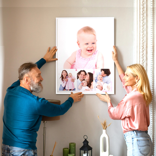 Fotocollage auf Leinwand - Ihr Lieblingsbild als Hintergrund