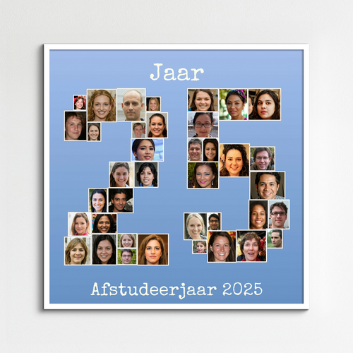 Creëer jouw unieke jaarboek collage met kleurrijke achtergrond!