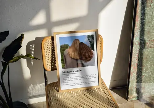 Poster Définition "Meilleure Amie" personnalisable