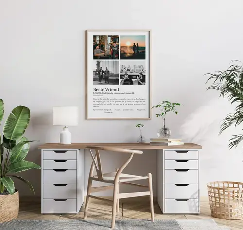 Definitionsposter Beste Vriend Duden-Stijl