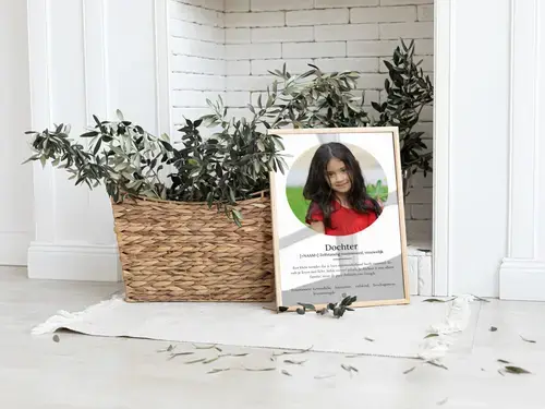 Definitionsposter 'Dochter' – Aanpasbaar en Persoonlijk