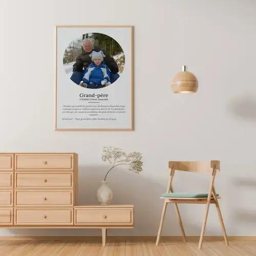 Poster Définition Personnalisable "Opa"