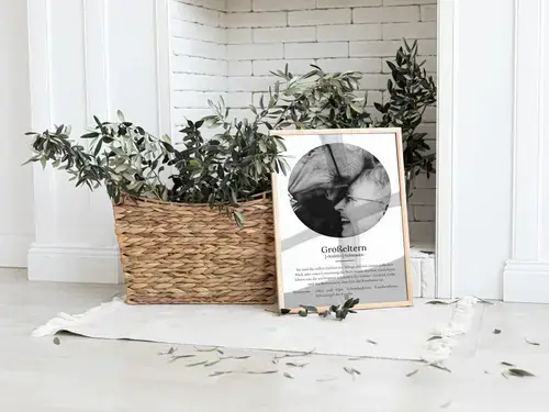 Definitions-Poster Großeltern - Foto & Text personalisierbar