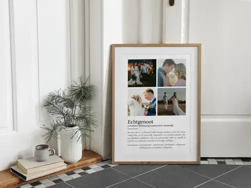 Definitionsposter Ehemann: Persoonlijk cadeau