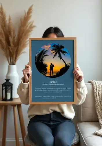 Definitionsposter Liefde met Foto's