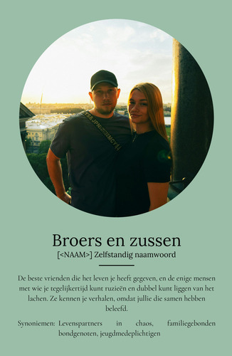 Personaliseer je Geschwister-Poster: beste vrienden, gedeelde verhalen, uniek cadeau!