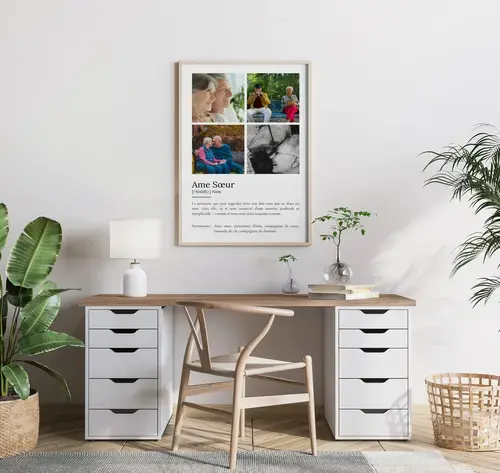 Affiche Définition Personnalisée 'Ami de l'Âme'