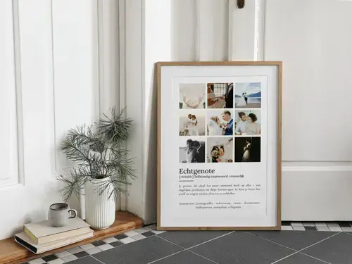 Definitieposter "Echtgenote" met personalisatie optie