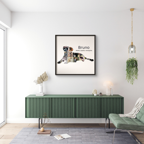 Creëer jouw unieke Boxer hond fotocollage - gepersonaliseerd voor jou