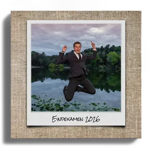 Fotocollage sjabloon voor eindexamenfeest