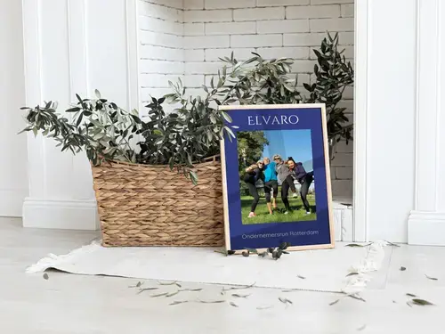 Bedrijfsloop collage met eigen tekst