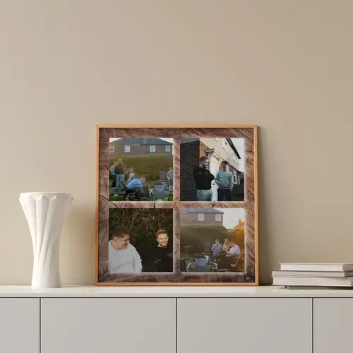 Zomerfeest fotocollage met eigen tekst