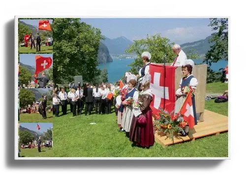 Fotocollage sjabloon voor verenigingsfeest