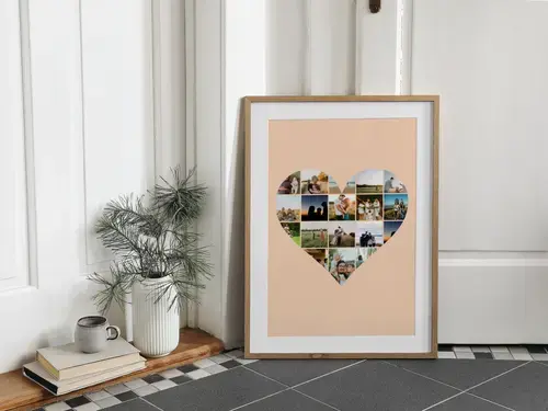 Collages photo de famille, modèles + texte perso