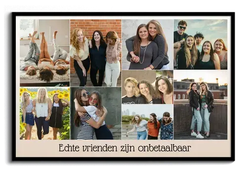 Vier je vriendschap: Ontwerp een unieke fotocollage voor onvergetelijke momenten!