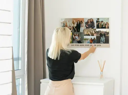 Collage Photo Amitié - 9 Images, Personnalisable