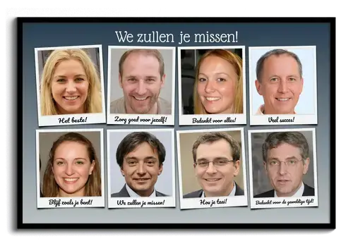 Polaroid Fotocollage: Maak jouw persoonlijk afscheidsgeschenk met eigen foto's!