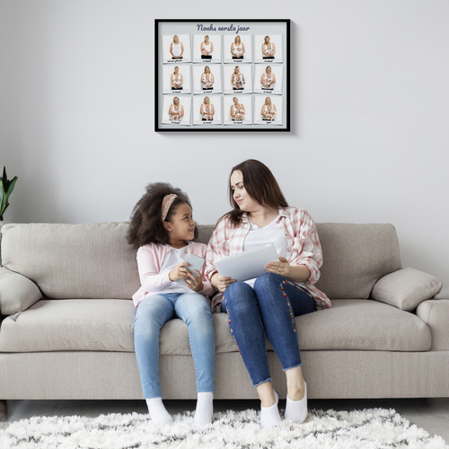 Creëer jouw Polaroid babycollage: Persoonlijk cadeau voor het eerste levensjaar