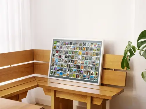 Collage Polaroid Voyage, +100 Photos et Légendes