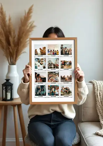 Polaroidcollage met Vrienden- en Vriendinnentekst