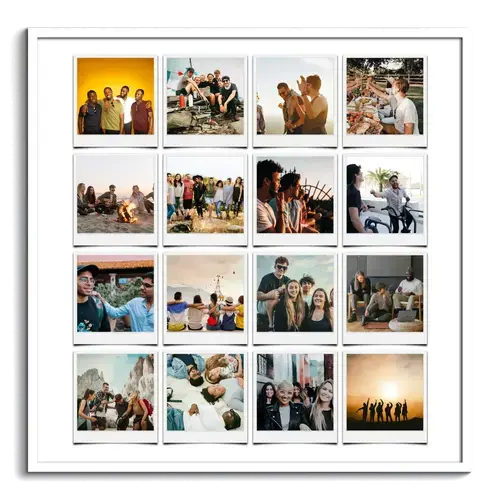 Polaroidcollage met Vrienden- en Vriendinnentekst