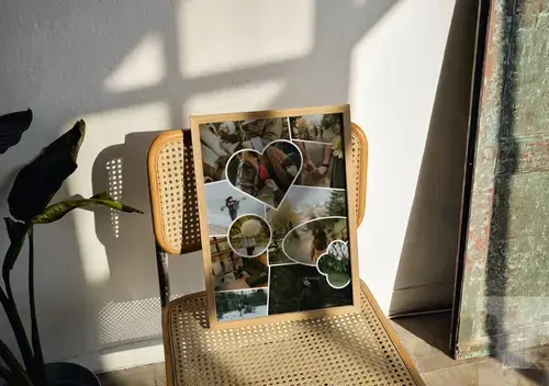 Scrapbook Clean collage vakantieherinneringen