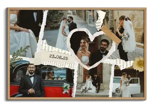 Collage scrapbooking mariage & fiançailles