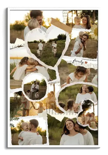 Collage scrapbooking moments préférés