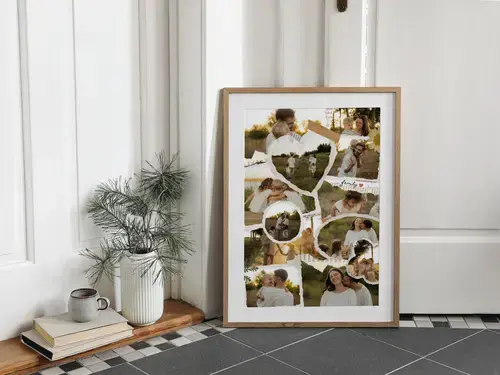 Collage scrapbooking moments préférés