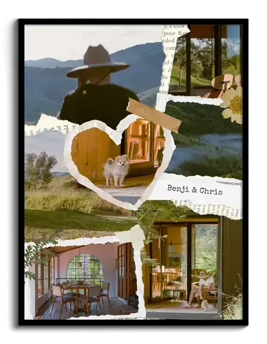 Collage scrapbooking moments préférés