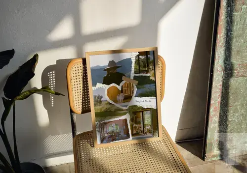 Collage scrapbooking moments préférés