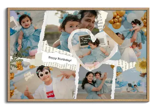 Collage scrapbooking moments préférés