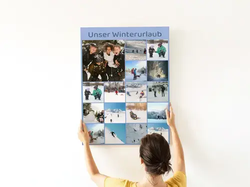 Wintercollage: Landschafts- & Familienmotive