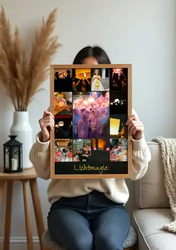 Fotocollage Sint-Maarten lampionnenoptocht