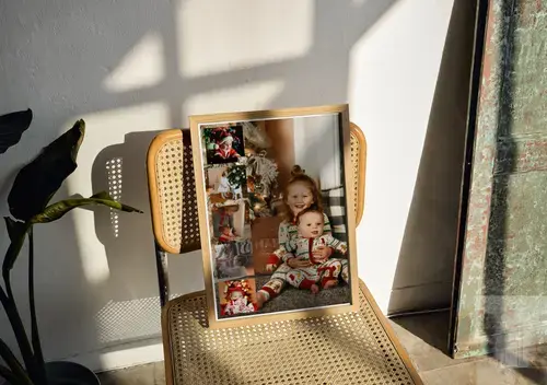 Collage photo de Noël avec texte personnalisable