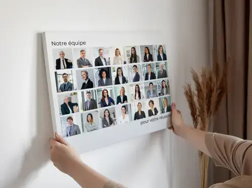 Collage d'équipe professionnelle entreprise