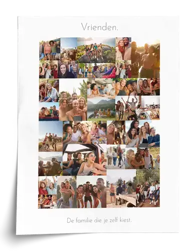 Meer of minder ruimte tussen foto's