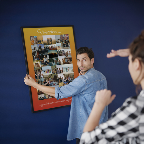 Creëer je unieke vriendenfoto collage: persoonlijk en aanpasbaar cadeau