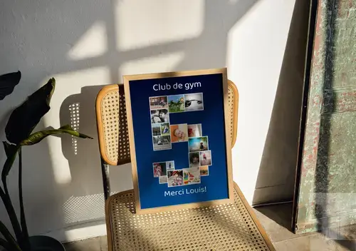 Collage Numérique "5" Personnalisable